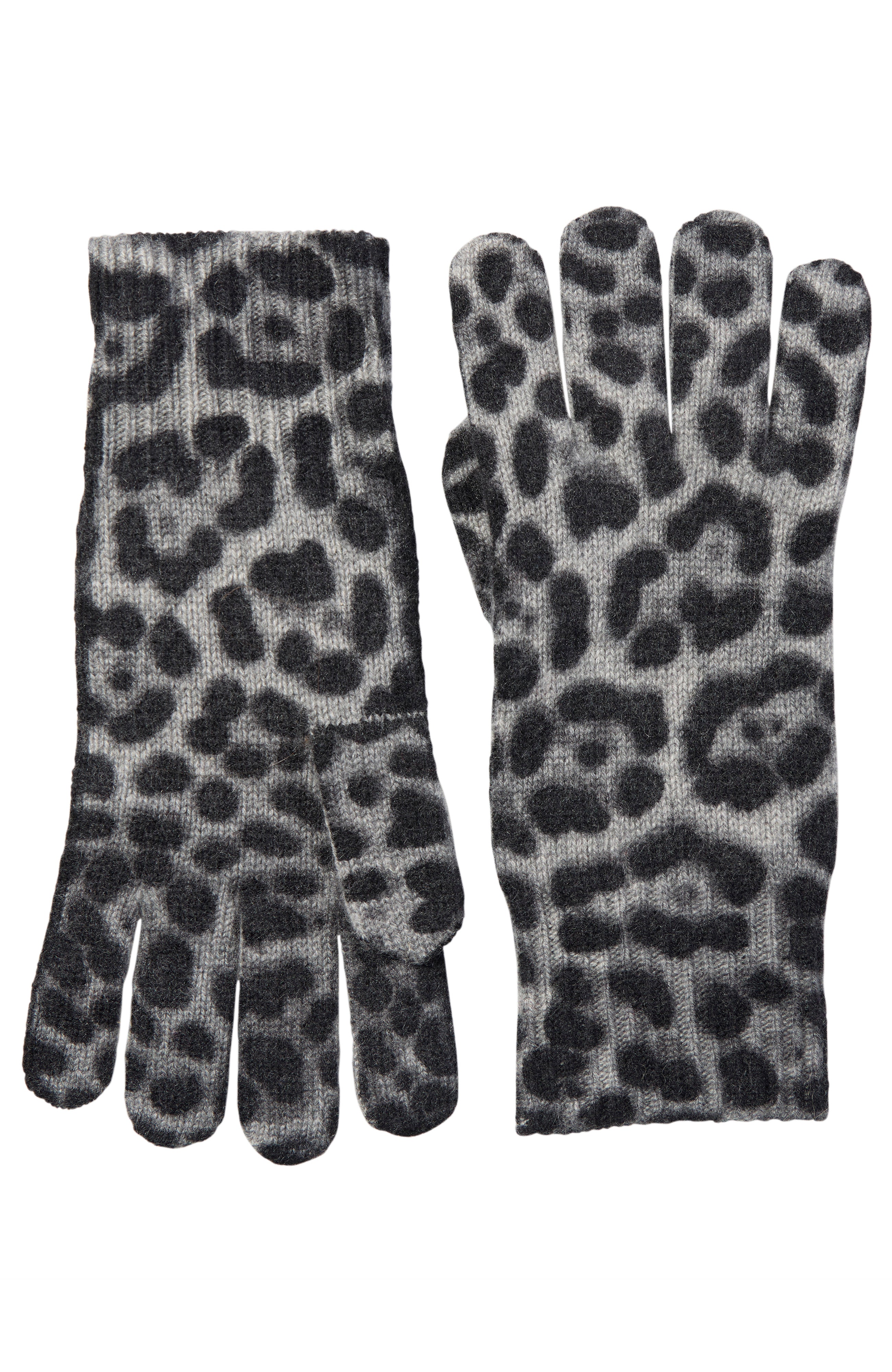 New Amicale Cashmere Rib Knit Black Warm outlets Gloves One Size Fits Most 1608