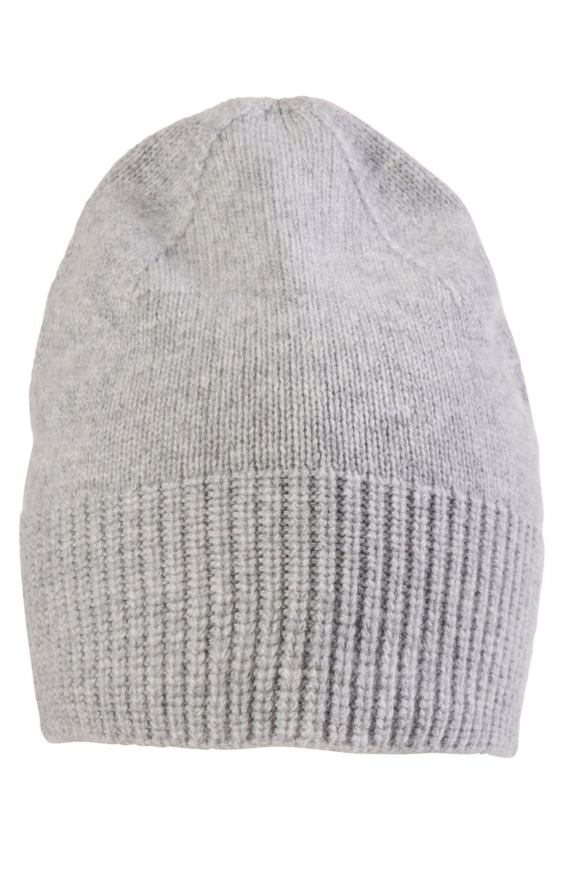 JERSEY HAT BEANIE in light grey